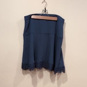 Ann Taylor Dusty Blue Skirt